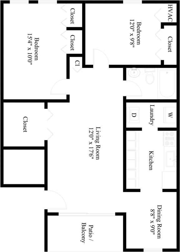 Harrisburg 2 Bedroom Apartments